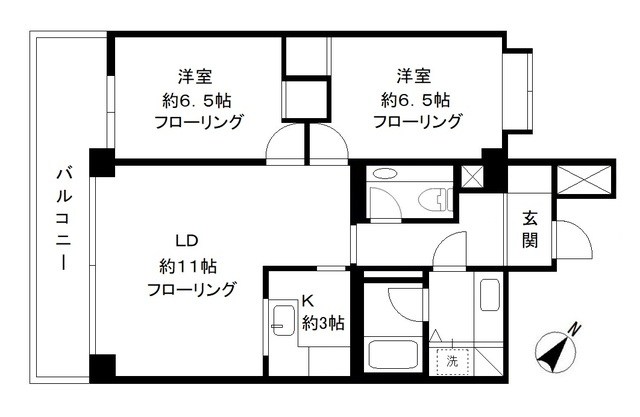 コリーヌ代官山  間取り