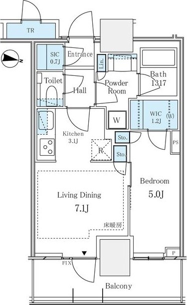 パークタワー西新宿 間取り