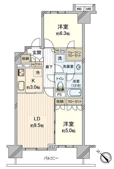 藤和シティホームズ巣鴨ステーションビュー 間取り