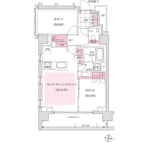 ディームス東陽町 間取り