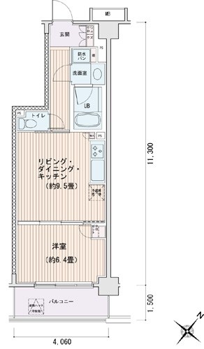 エスティメゾン豊洲レジデンスE棟  間取り