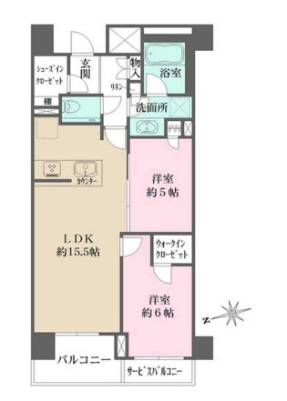 パークナード恵比寿 間取り