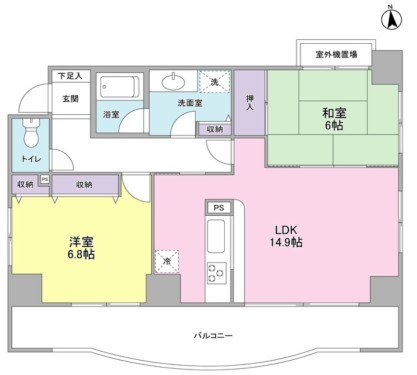 グランドゥール広尾 間取り
