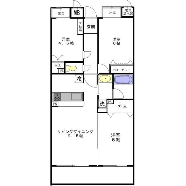 コーナスフロリダ 間取り