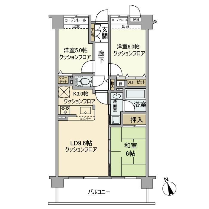 クレストフォルム高井戸南 間取り
