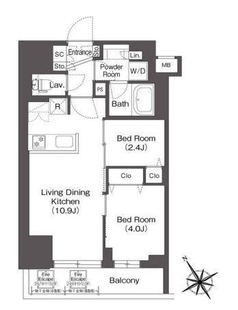 BluRock後楽園 間取り