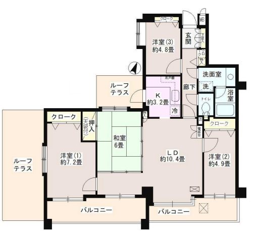 南烏山パーク・ホームズ 間取り