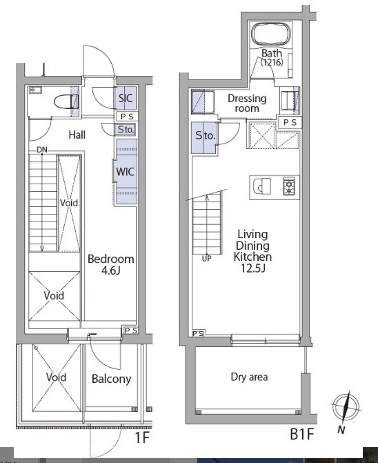 イプセ代々木上原Residence 間取り