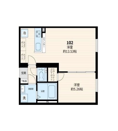 GATE　Residence　Mitaka 間取り