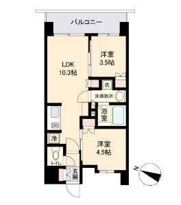 オープンブルーム二子 間取り