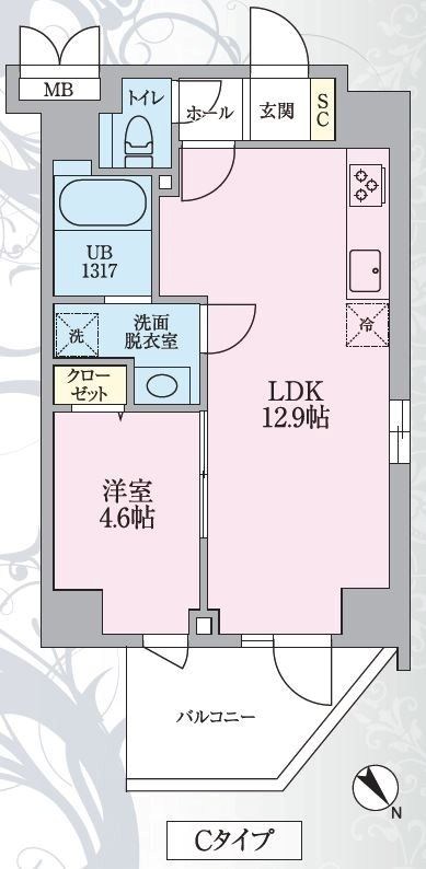 ニアレスタSUGAMO 間取り