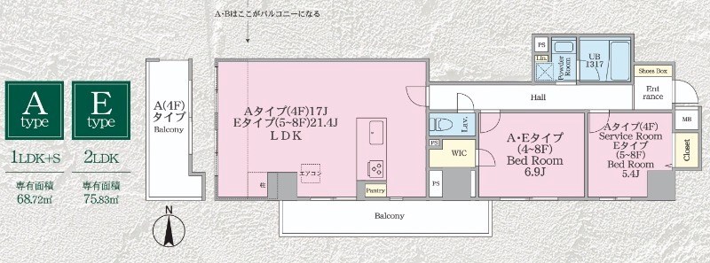 クロスゲート青葉台  間取り