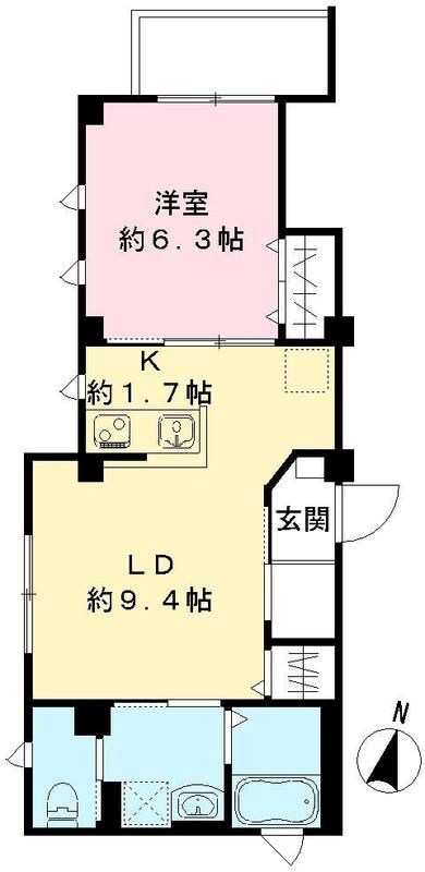 アドヴァンス等々力  間取り