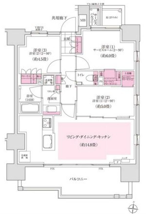 ディームス木場 間取り