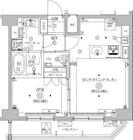 クオリタス南大井 間取り