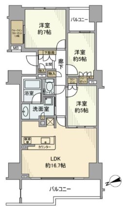シティテラス目白 間取り