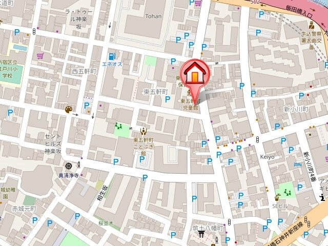 グラツィオーソ神楽坂イースト 地図（共通）