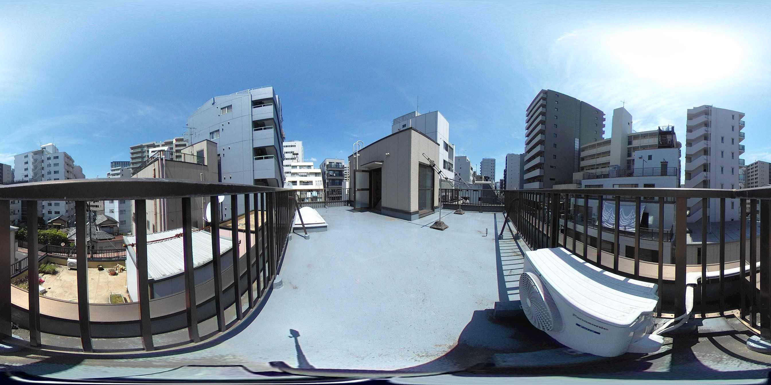 門前仲町1丁目借家 ベランダ