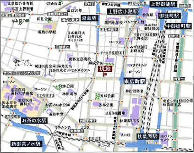 アーバンプレミア秋葉原 地図（共通）