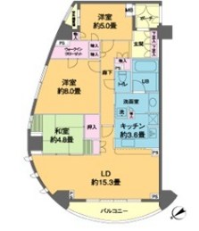 カスタリア池袋 間取り