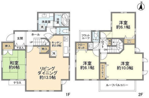 神奈川県川崎市中原区市ノ坪 間取り