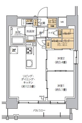 リビオメゾン芝浦 間取り