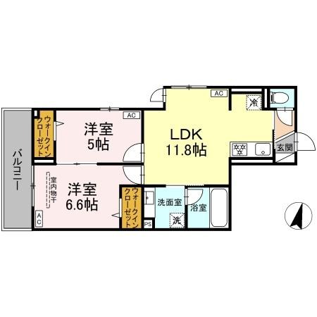D Paina 木月住吉町 間取り