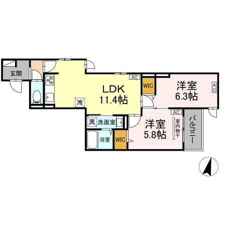 D Paina 木月住吉町 間取り