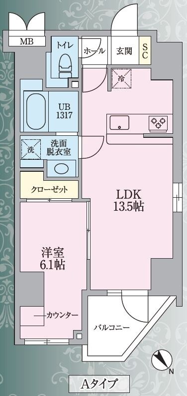 ニアレスタSUGAMO 間取り