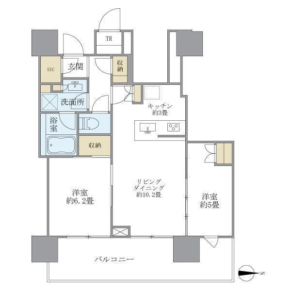 Brillia Tower池袋  間取り