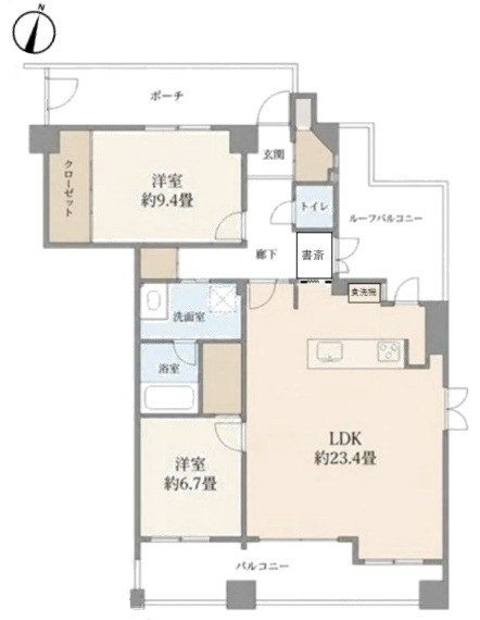グローリオ瀬田 間取り