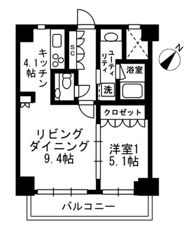 アーバンパーク代官山Ⅱ 間取り