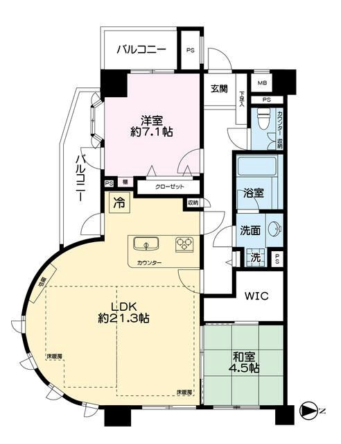 アルシオン芝浦 間取り