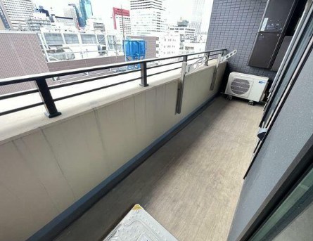 アネシア築地ステーションレジデンス ベランダ