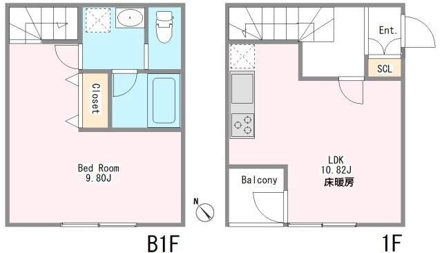 グエル・サカエ赤堤  間取り