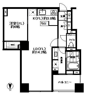 シティタワーズ豊洲ザツイン ノースタワー 間取り
