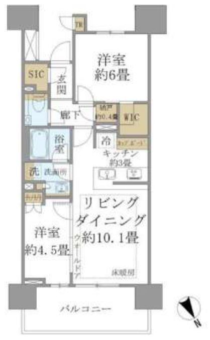 ザ・ガーデンテラス目黒 間取り