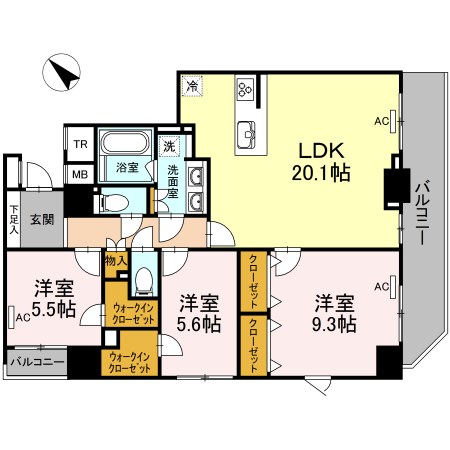 ZOOM日本橋馬喰町 間取り