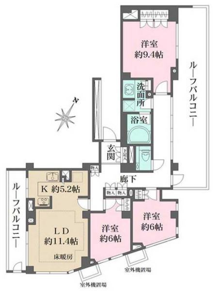 パークハウス中目黒 間取り