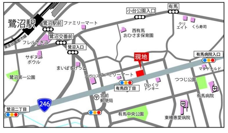 プラザハウスビル 地図（共通）