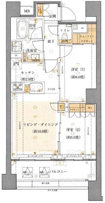 グランリビオ・ザ・レジデンス 間取り