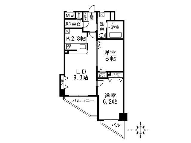 ライオンズマンション護国寺富士見坂 間取り