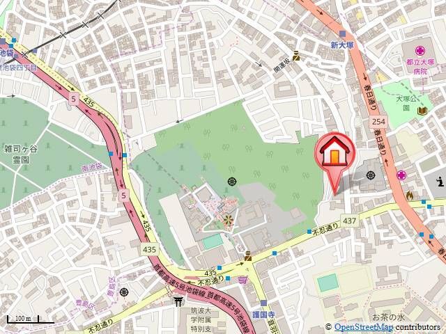 ライオンズマンション護国寺富士見坂 地図（共通）