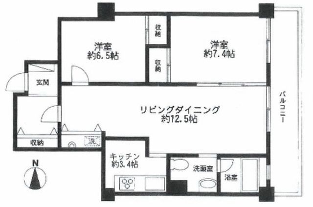 赤坂パレスマンション 間取り