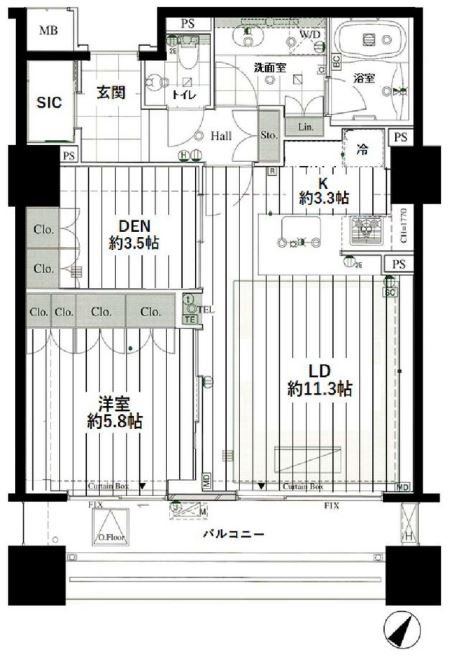 オリゾンマーレ 間取り