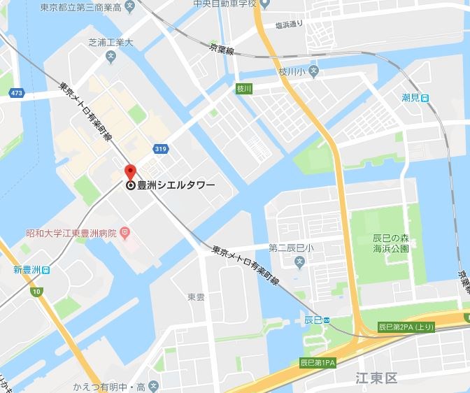 豊洲シエルタワー 地図（共通）