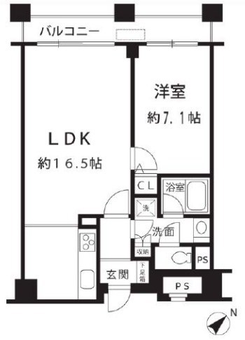 ルシマン月島 間取り