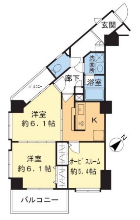 シャルムコート東日本橋 間取り