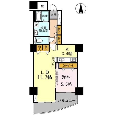 品川シーサイドビュータワーⅡ 間取り
