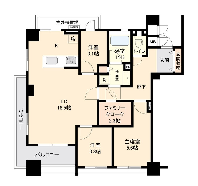 プロスペクト森下 間取り